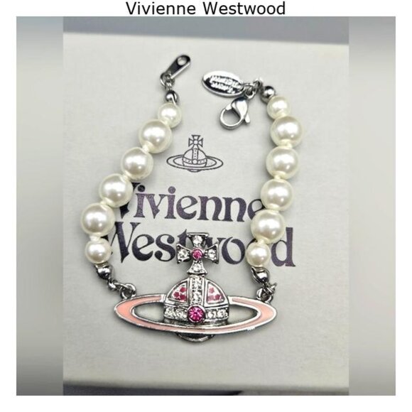 Jewelry - BRAND NEW Vivienne westwood rose gold Orb Pearl Choker Necklace